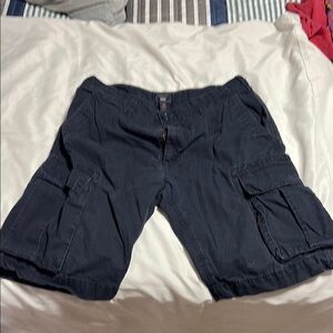 GAP Blue Cargo Shorts Relaxed Fit